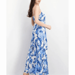 Silk Print Midi Dress - Endless - UAE Rental and Resale for Women's Fashion