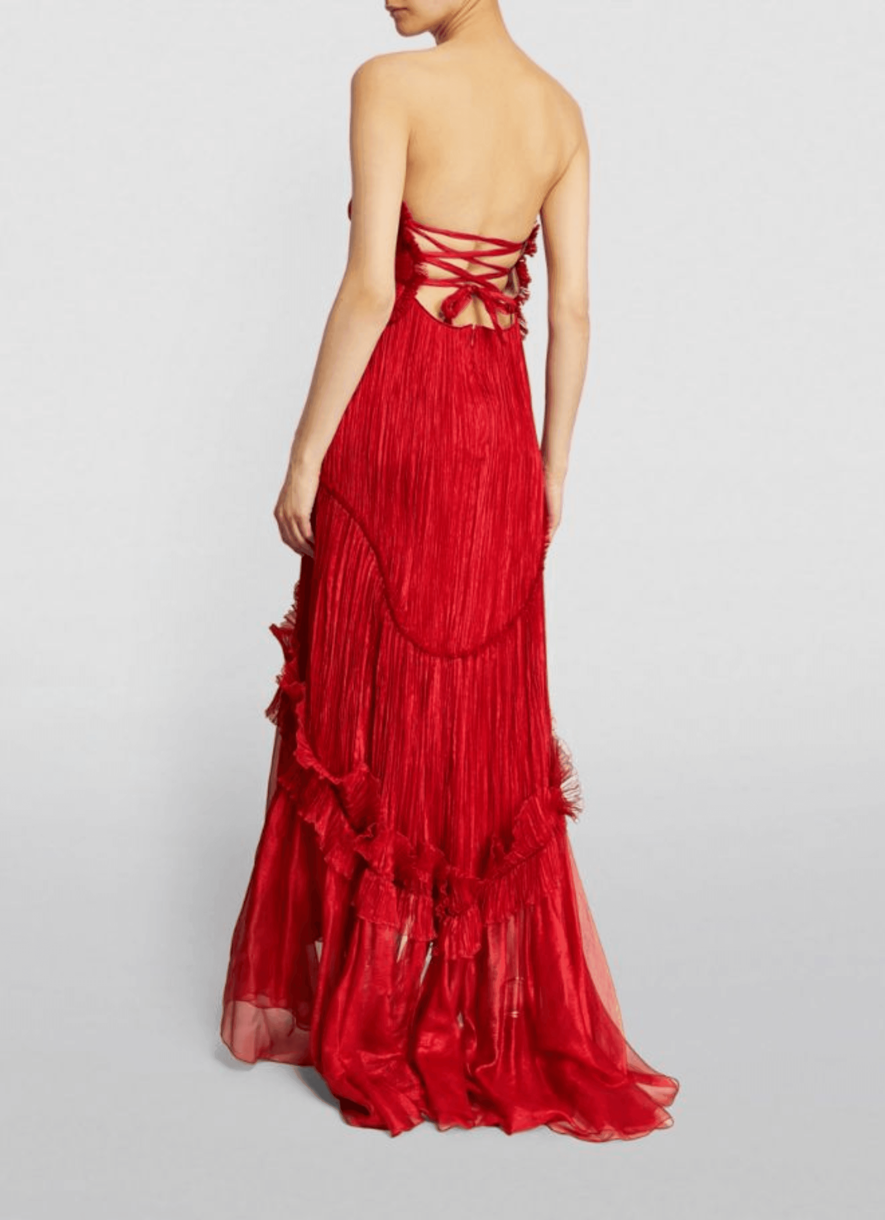 Silk Strapless Valentina Gown - Endless - UAE Rental and Resale for Women's Fashion