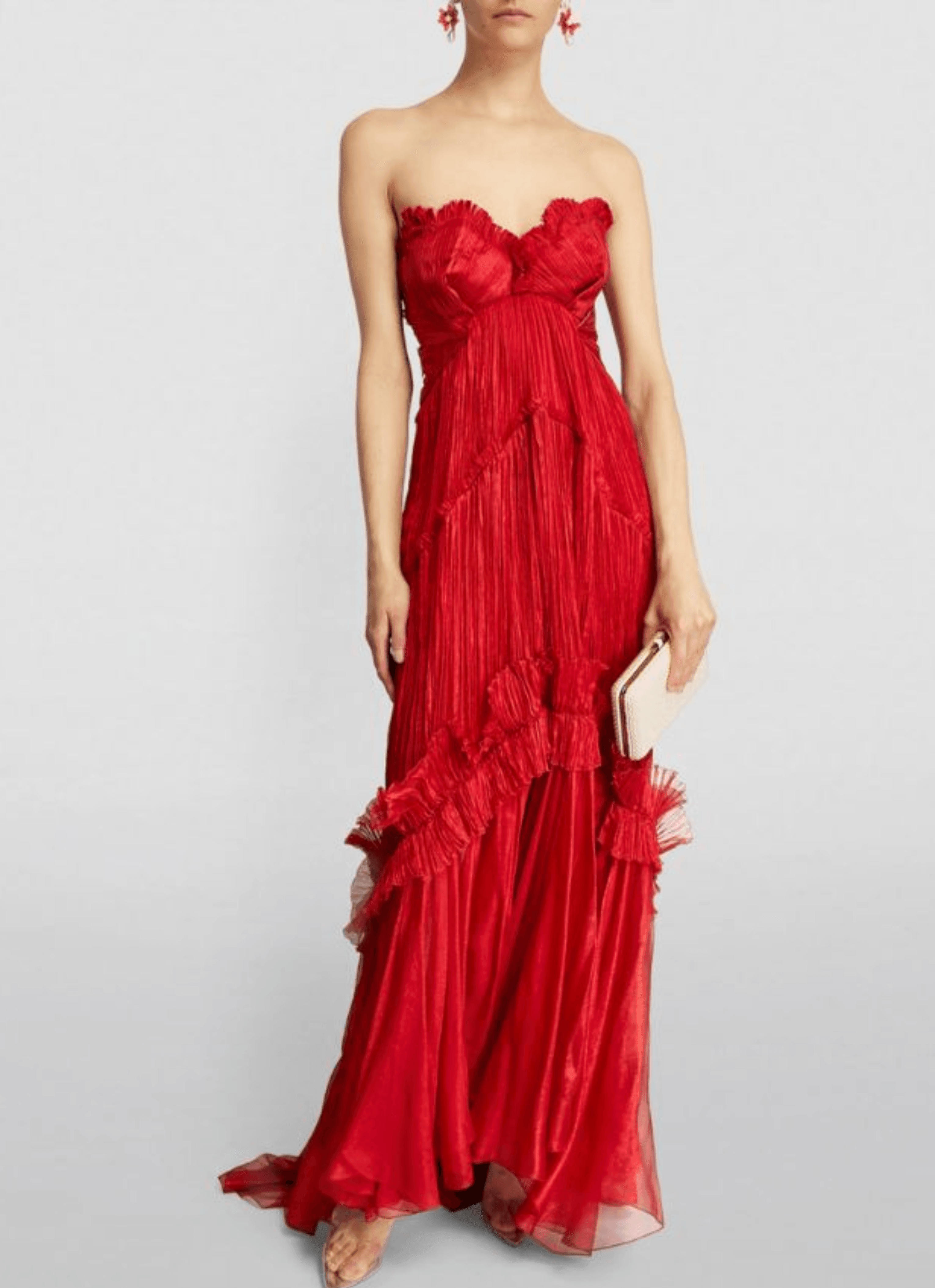 Silk Strapless Valentina Gown - Endless - UAE Rental and Resale for Women's Fashion