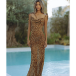Sinaia Silk Maxi Dress - Endless - UAE Rental and Resale for Women's Fashion