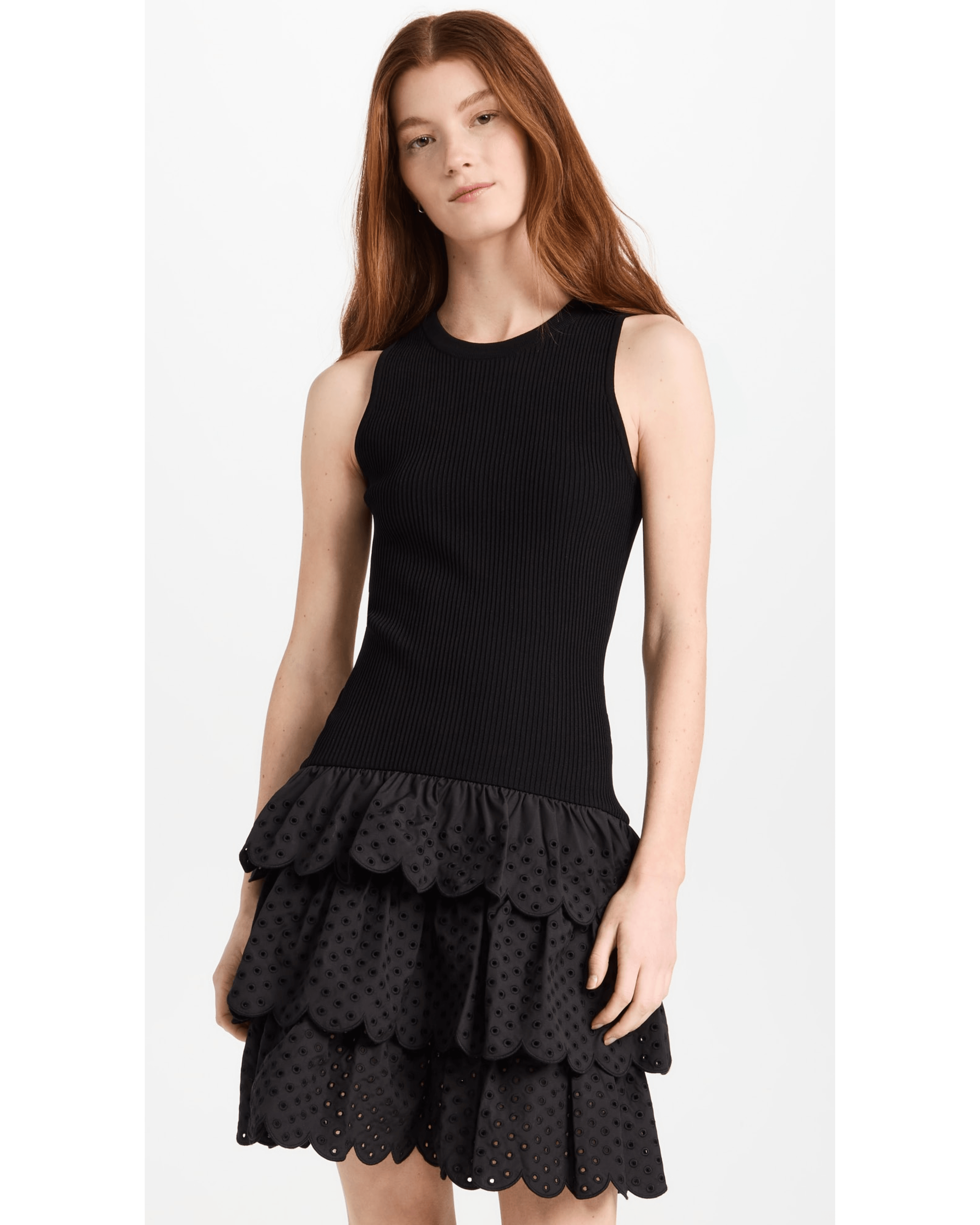 Sleeveless Ruffled-skirt Dress - Endless - UAE Rental and Resale for Women's Fashion