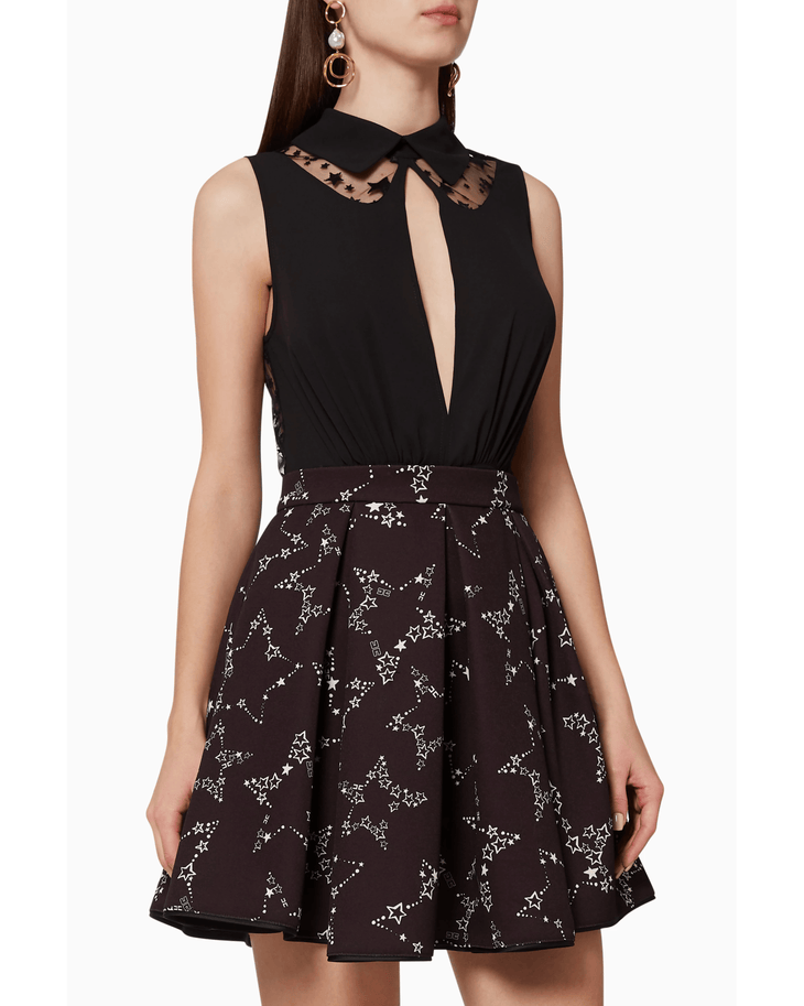 Sleeveless Star Print Dress - Endless - UAE Rental and Resale for Women's Fashion