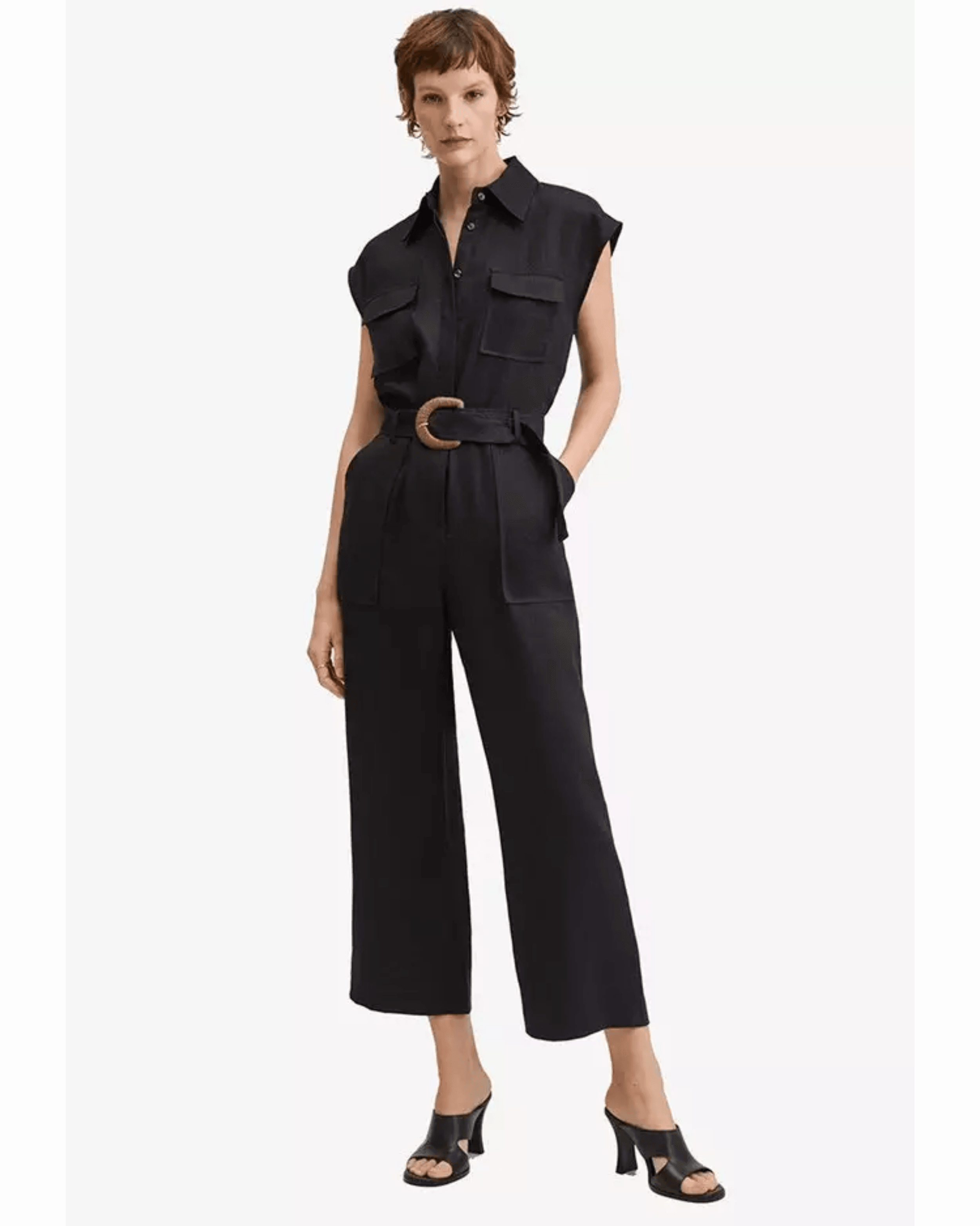 Sleeveless Utility Jumpsuit - Endless - UAE Rental and Resale for Women's Fashion