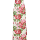 Ella Strapless Chiffon Maxi Dress