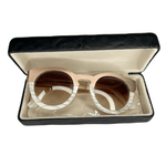 Soelae Round-frame Rose Gold-tone And Acetate Sunglasses In Pink - Endless - UAE Rental and Resale for Women's Fashion
