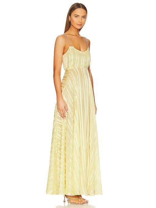 Soft Yellow Crystal Dress - Endless - UAE Rental and Resale for Women's Fashion