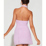 Sorrento Embellished Asymmetric Neck A-Line Mini Dress - Endless - UAE Rental and Resale for Women's Fashion