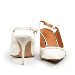 Souliers White Patent Slingback Pumps - Endless - UAE Rental and Resale for Women's Fashion