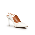 Souliers White Patent Slingback Pumps - Endless - UAE Rental and Resale for Women's Fashion