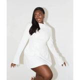 Split Sleeve Mini Dress - Endless - UAE Rental and Resale for Women's Fashion