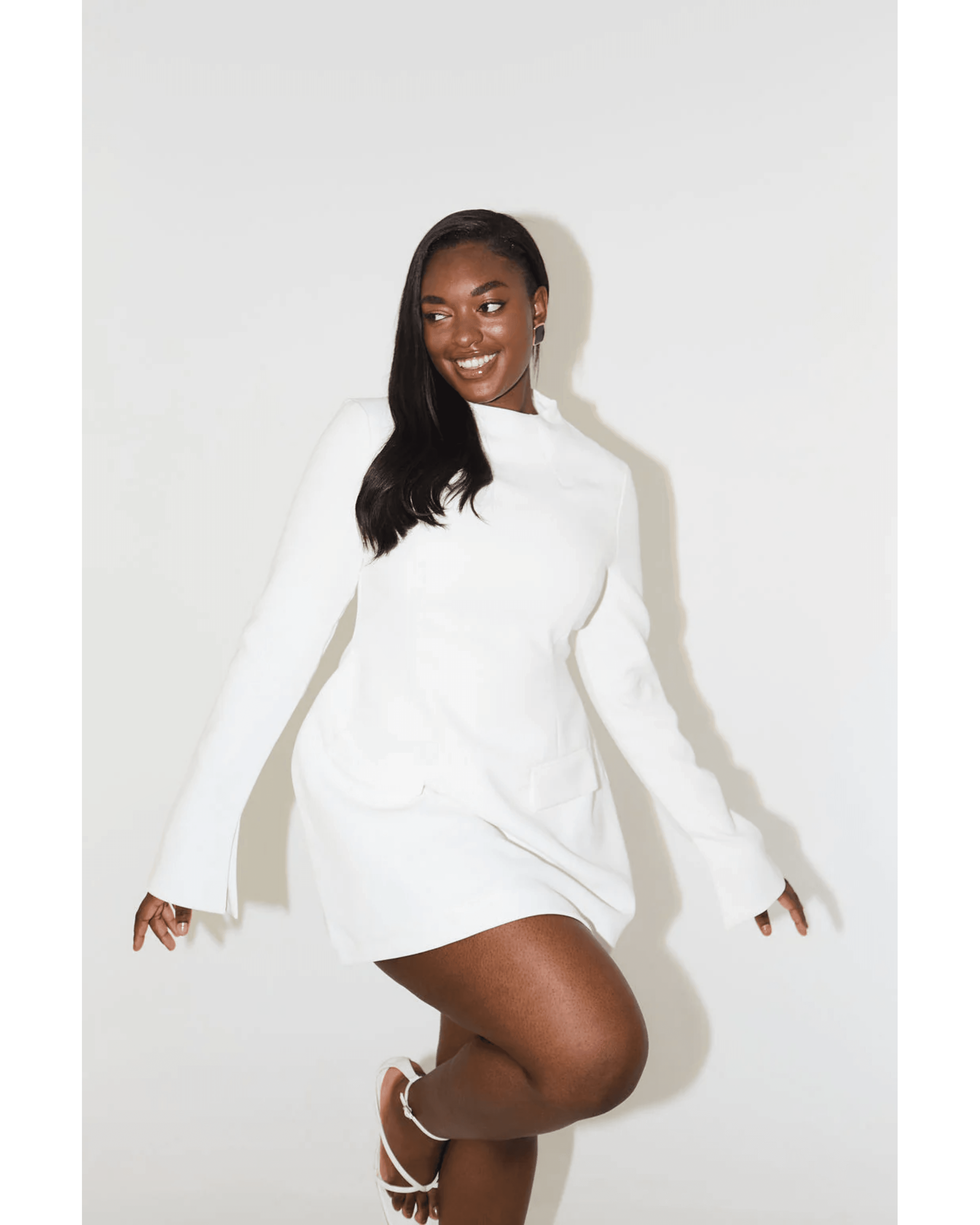 Split Sleeve Mini Dress - Endless - UAE Rental and Resale for Women's Fashion
