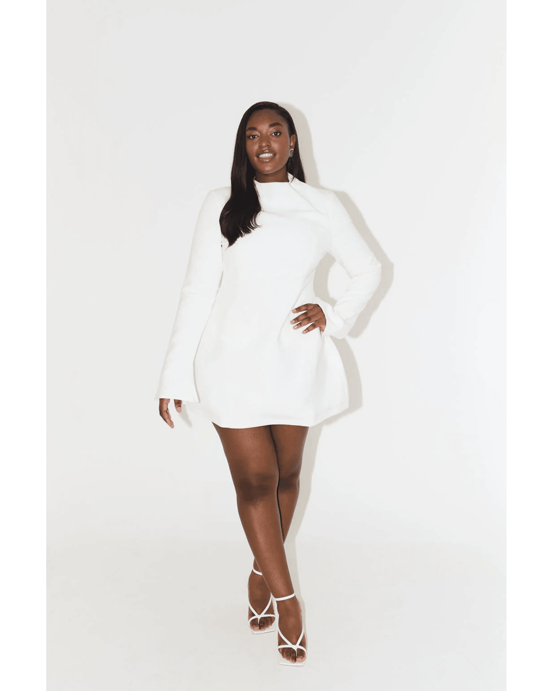 Split Sleeve Mini Dress - Endless - UAE Rental and Resale for Women's Fashion