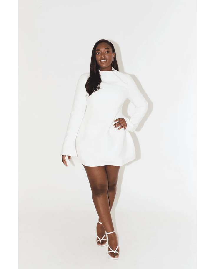 Split Sleeve Mini Dress - Endless - UAE Rental and Resale for Women's Fashion
