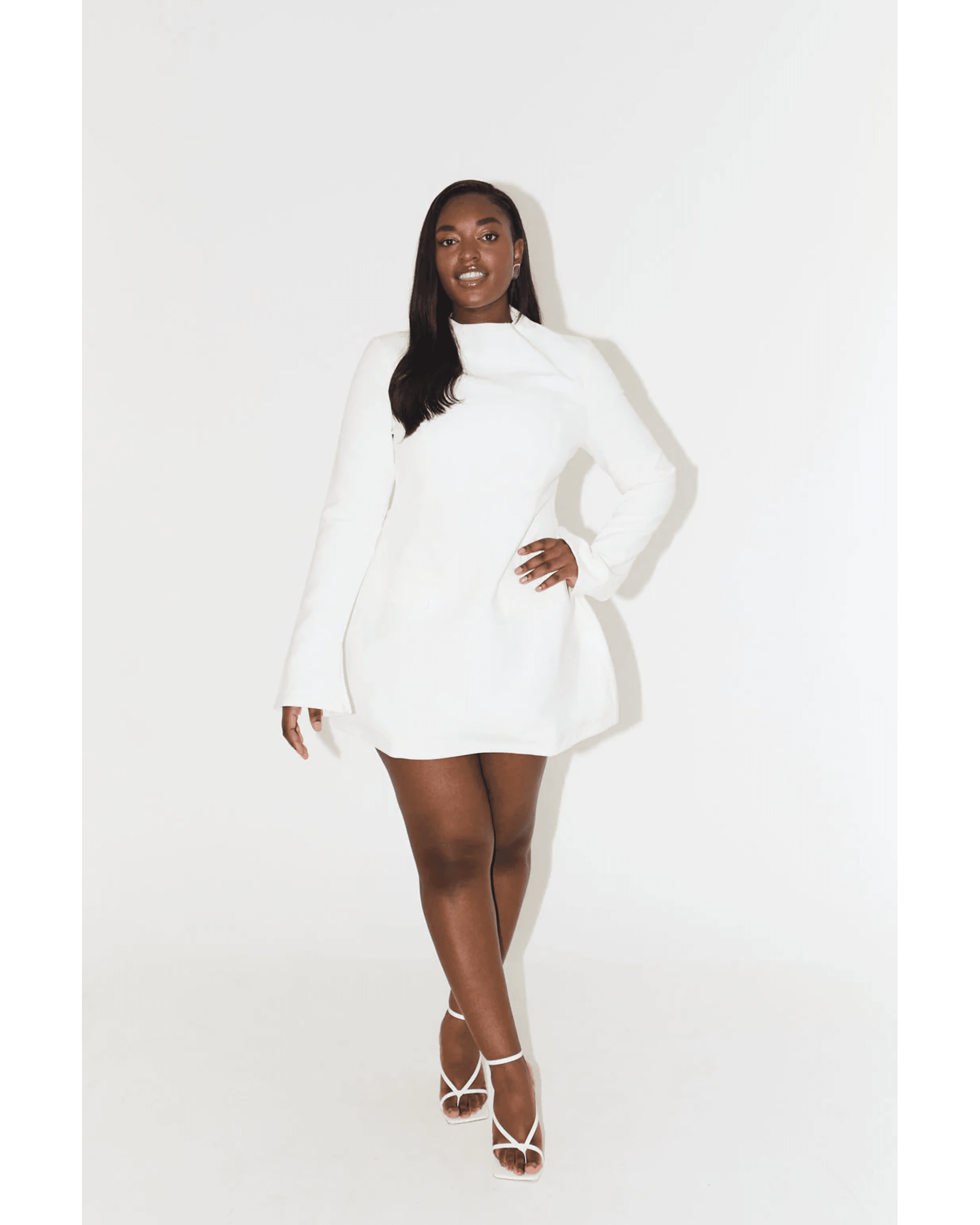 Split Sleeve Mini Dress - Endless - UAE Rental and Resale for Women's Fashion