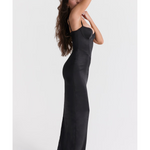 Stefania Black Corset Maxi Dress - Endless - UAE Rental and Resale for Women's Fashion