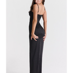 Stefania Black Corset Maxi Dress - Endless - UAE Rental and Resale for Women's Fashion