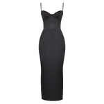 Stefania Black Corset Maxi Dress - Endless - UAE Rental and Resale for Women's Fashion