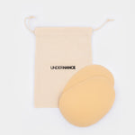 Beige foam booty pad with rounded edges for enhancing shape and comfort — Underhance | Endless UAE