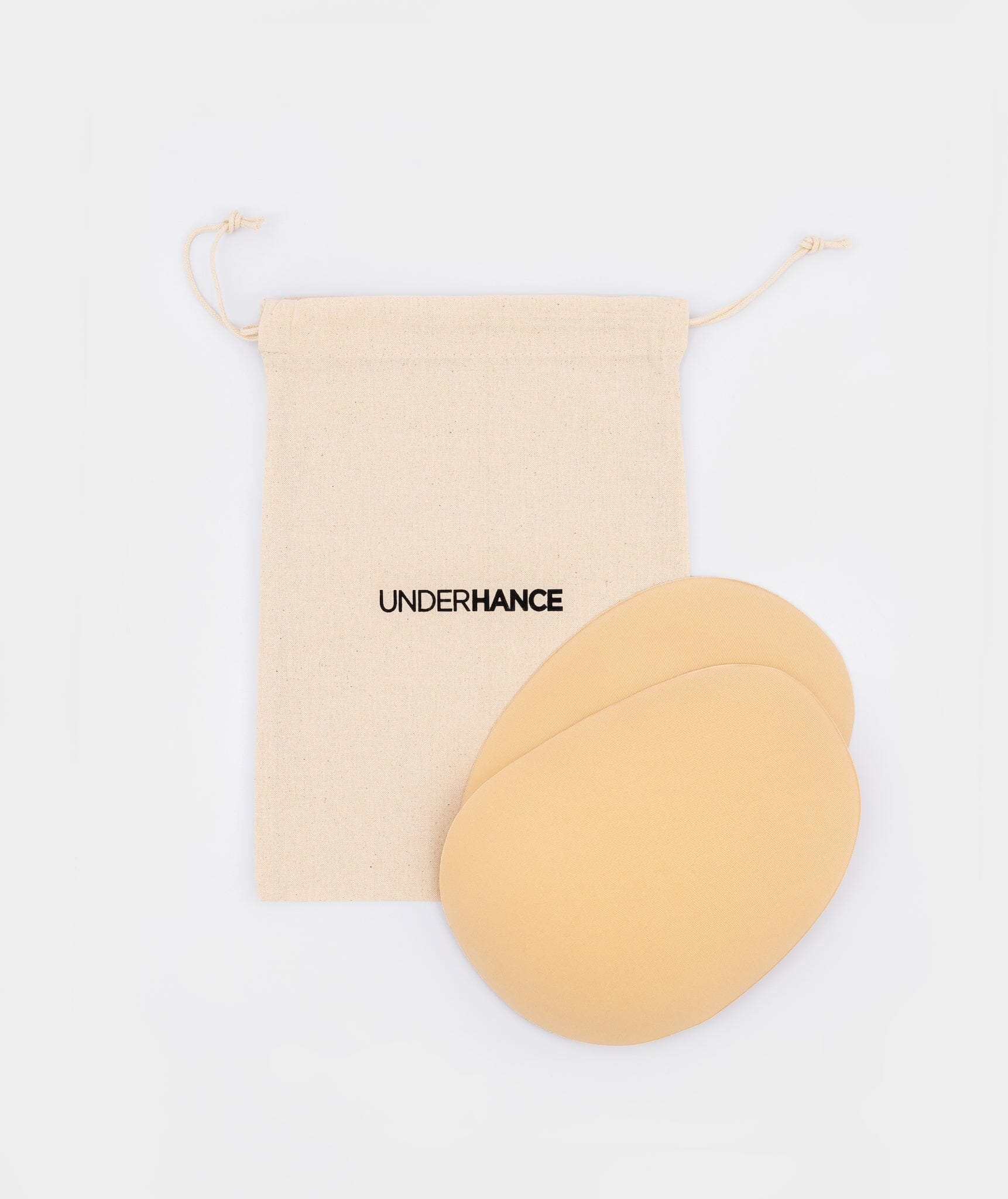 Beige foam booty pad with rounded edges for enhancing shape and comfort — Underhance | Endless UAE