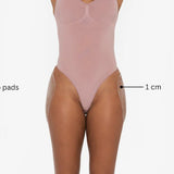 Silicone hip pads for body contouring in cream color — Underhance | Endless UAE