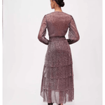 Stretch Lurex Fabric Dressv - Endless - UAE Rental and Resale for Women's Fashion