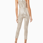 Stretch Sequin High Neck Catsuit - Endless - UAE Rental and Resale for Women's Fashion