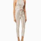 Stretch Sequin High Neck Catsuit - Endless - UAE Rental and Resale for Women's Fashion