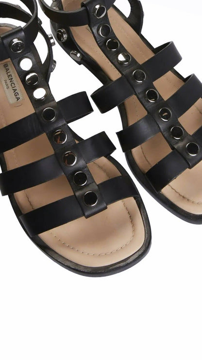 Studded Gladiator Sandals - Endless