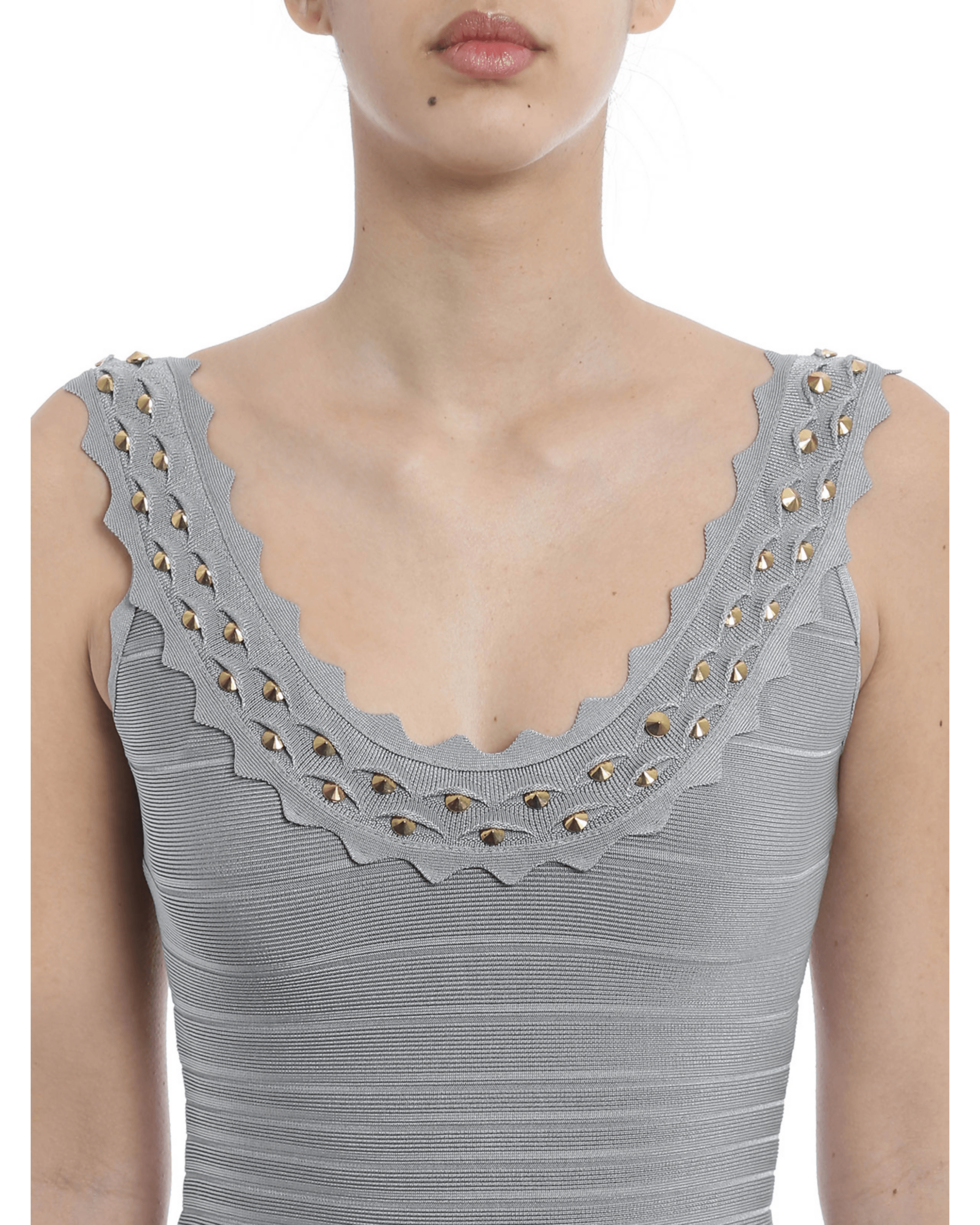 Studded Stretch Dress - Endless - UAE Rental and Resale for Women's Fashion
