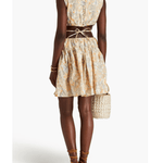 Sucre Cutout Printed Cotton-Poplin Mini Dress - Endless - UAE Rental and Resale for Women's Fashion