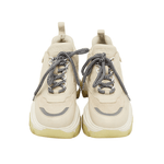 Suede and Leather Lace Up Low Top Sneakers - Endless - UAE Rental and Resale for Women's Fashion