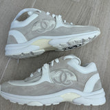 Suede Calfskin Fabric CC Sneakers - Endless - UAE Rental and Resale for Women's Fashion