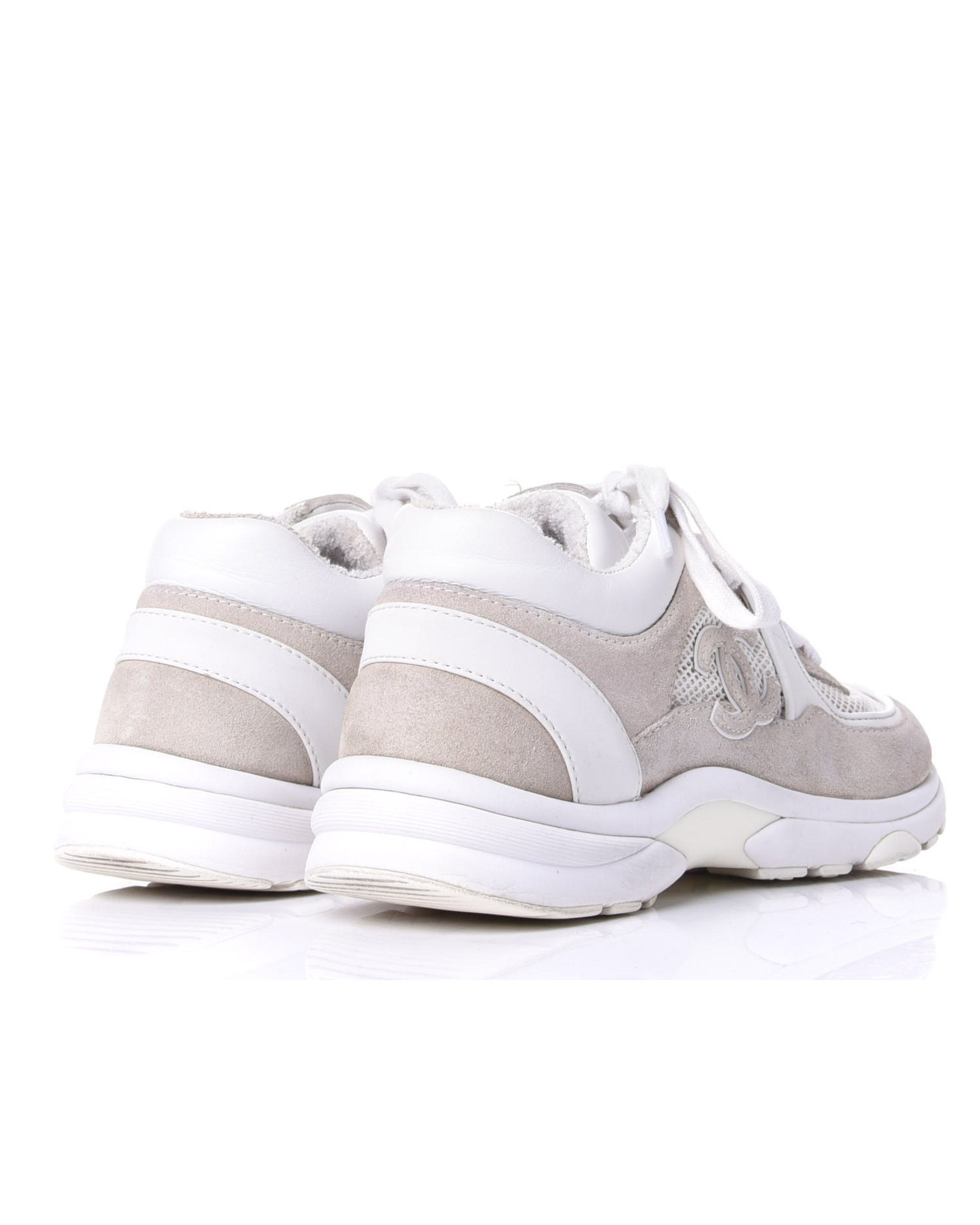 Suede Calfskin Fabric CC Sneakers - Endless - UAE Rental and Resale for Women's Fashion