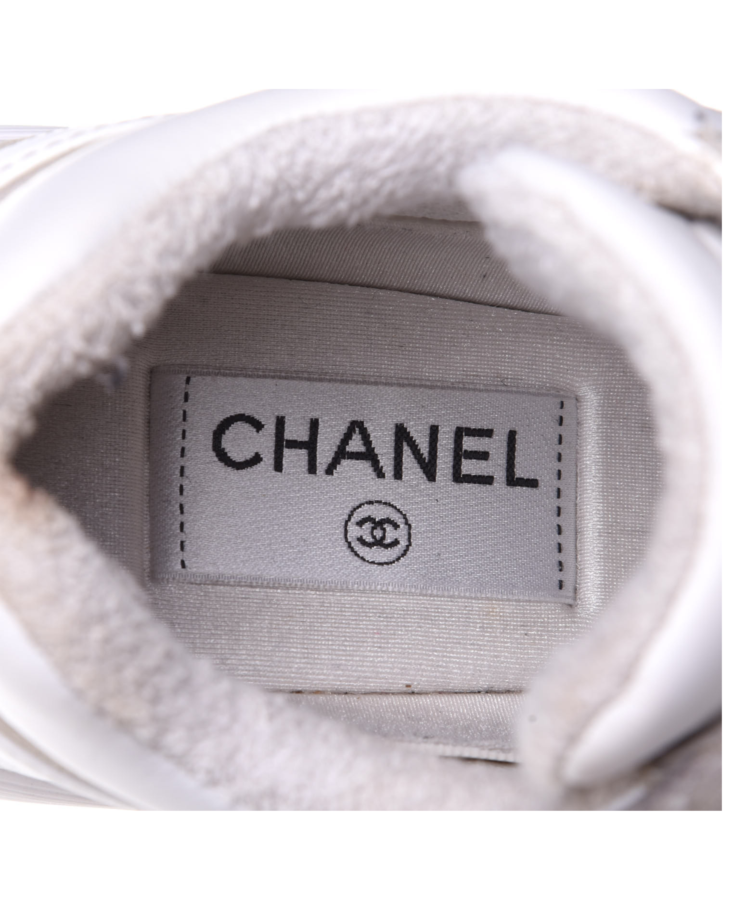 Suede Calfskin Fabric CC Sneakers - Endless - UAE Rental and Resale for Women's Fashion
