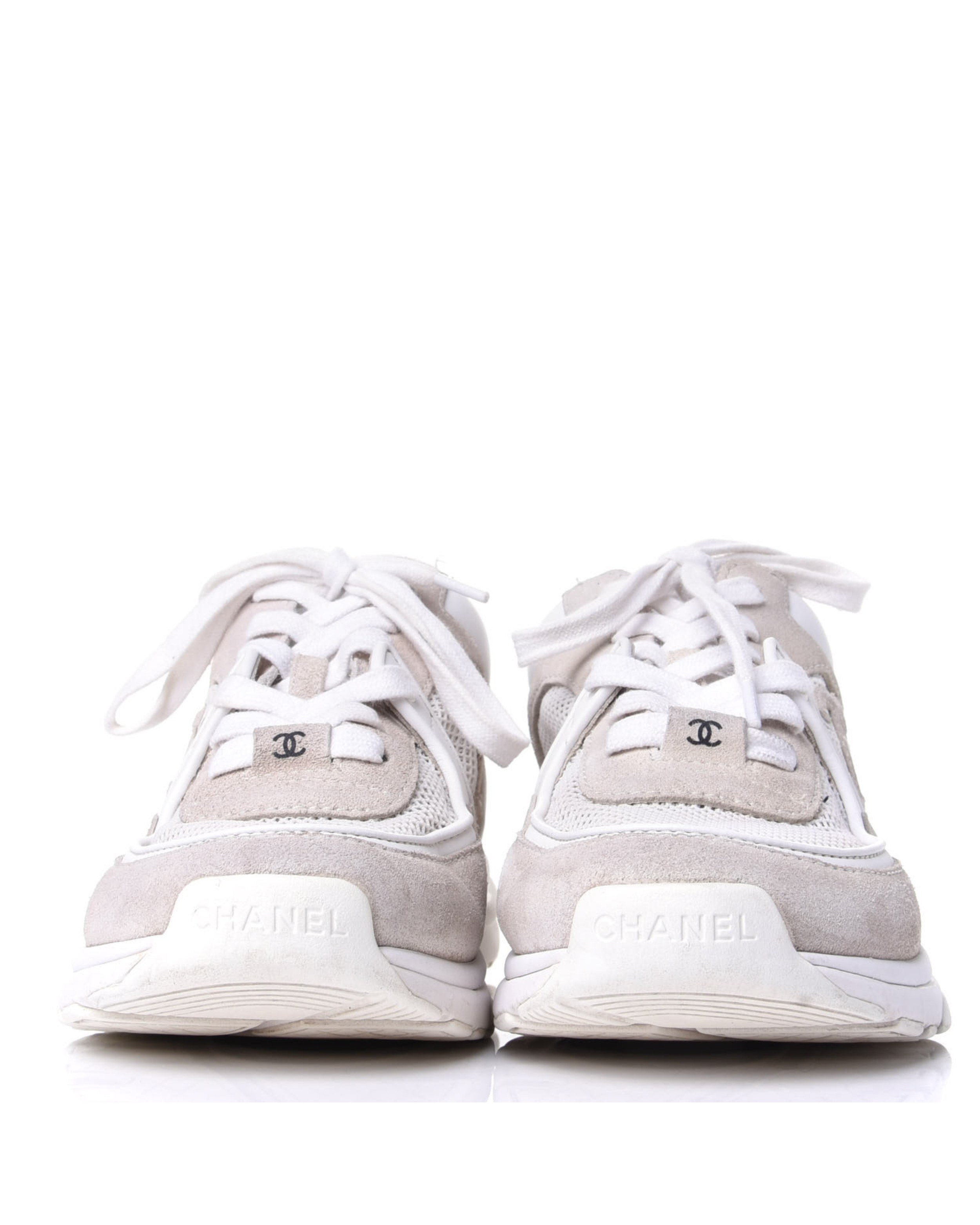 Suede Calfskin Fabric CC Sneakers - Endless - UAE Rental and Resale for Women's Fashion