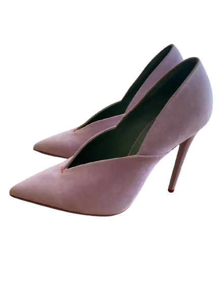 Suede D'Orsay Pumps - Endless - UAE Rental and Resale for Women's Fashion