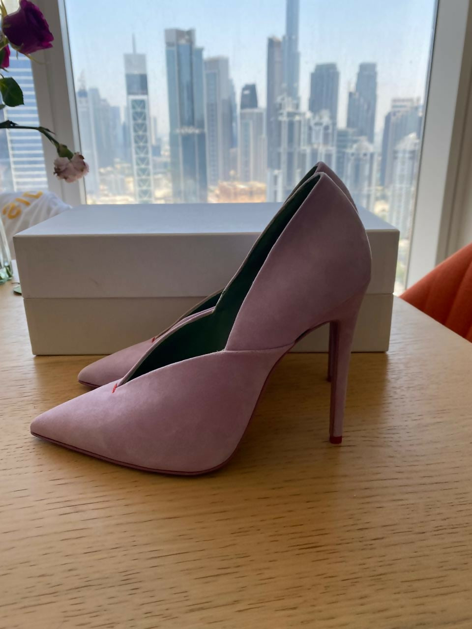 Suede D'Orsay Pumps - Endless - UAE Rental and Resale for Women's Fashion