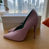 Suede D'Orsay Pumps - Endless - UAE Rental and Resale for Women's Fashion