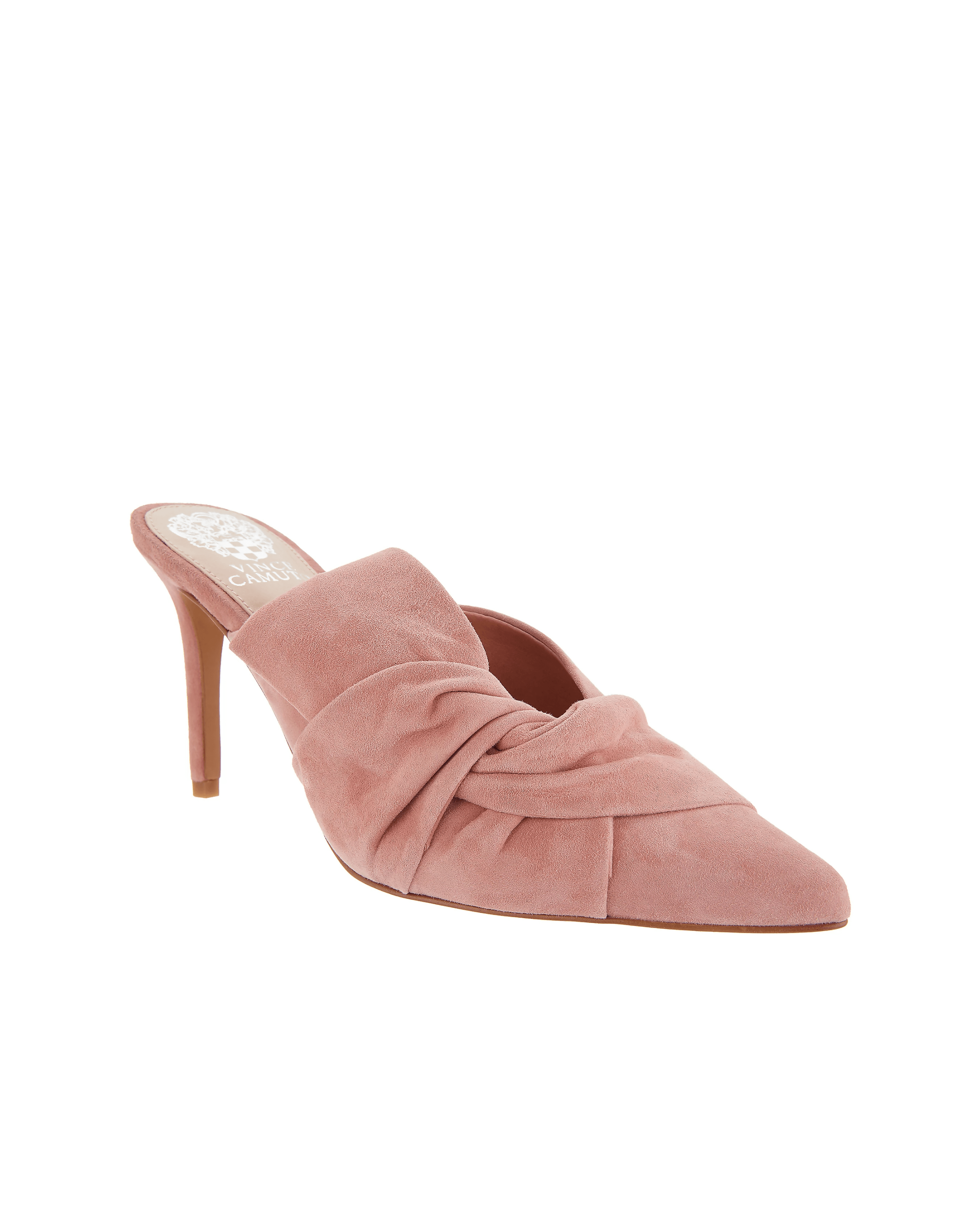 Suede Slip-On Heeled Mule - Endless - UAE Rental and Resale for Women's Fashion