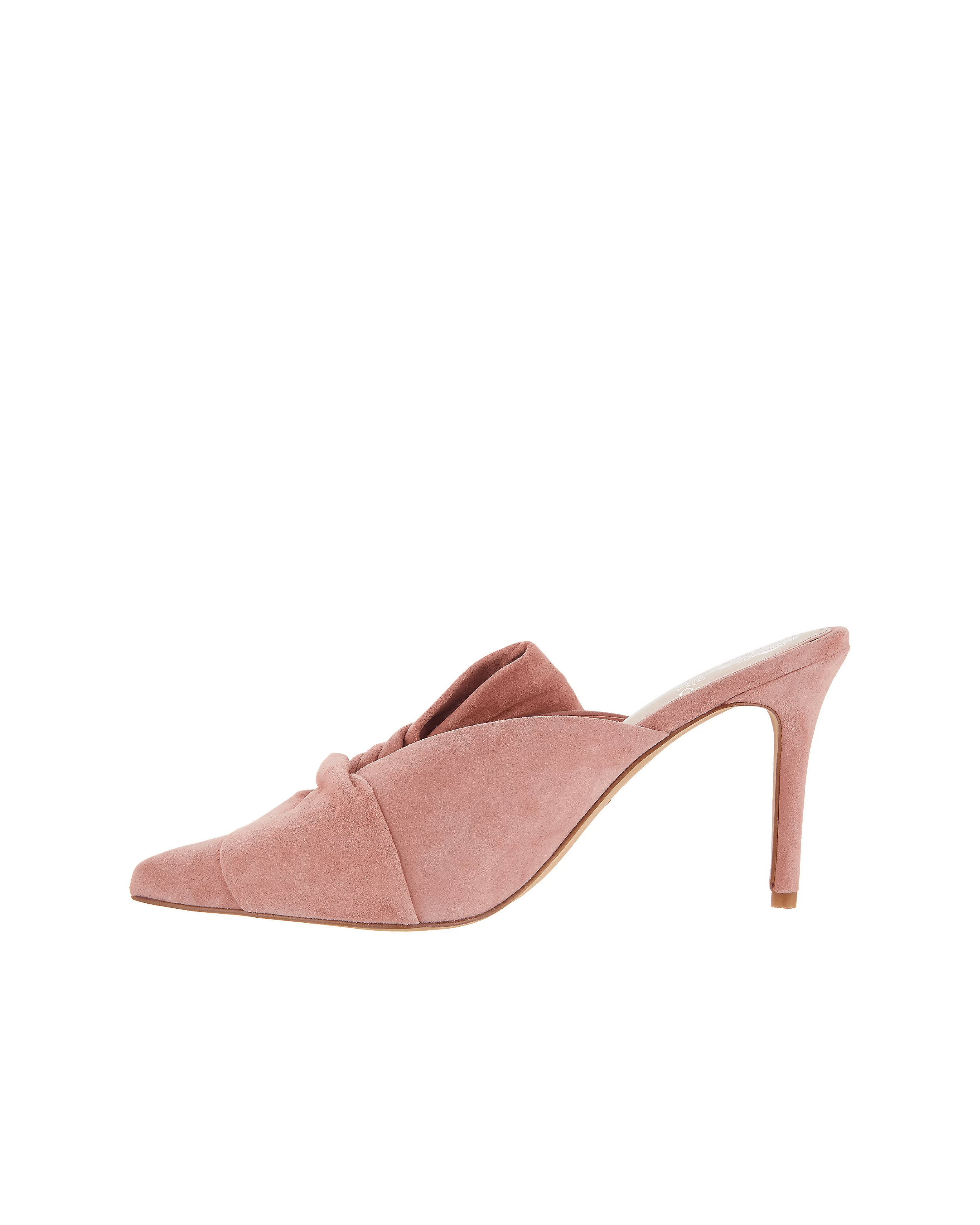 Suede Slip-On Heeled Mule - Endless - UAE Rental and Resale for Women's Fashion