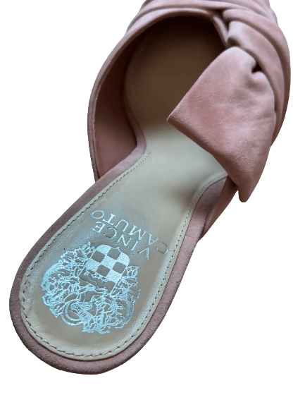 Suede Slip-On Heeled Mule - Endless - UAE Rental and Resale for Women's Fashion