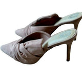 Suede Slip-On Heeled Mule - Endless - UAE Rental and Resale for Women's Fashion