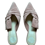 Suede Slip-On Heeled Mule - Endless - UAE Rental and Resale for Women's Fashion
