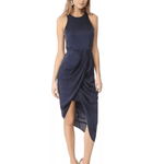 Sueded Drape Dress - Endless - UAE Rental and Resale for Women's Fashion