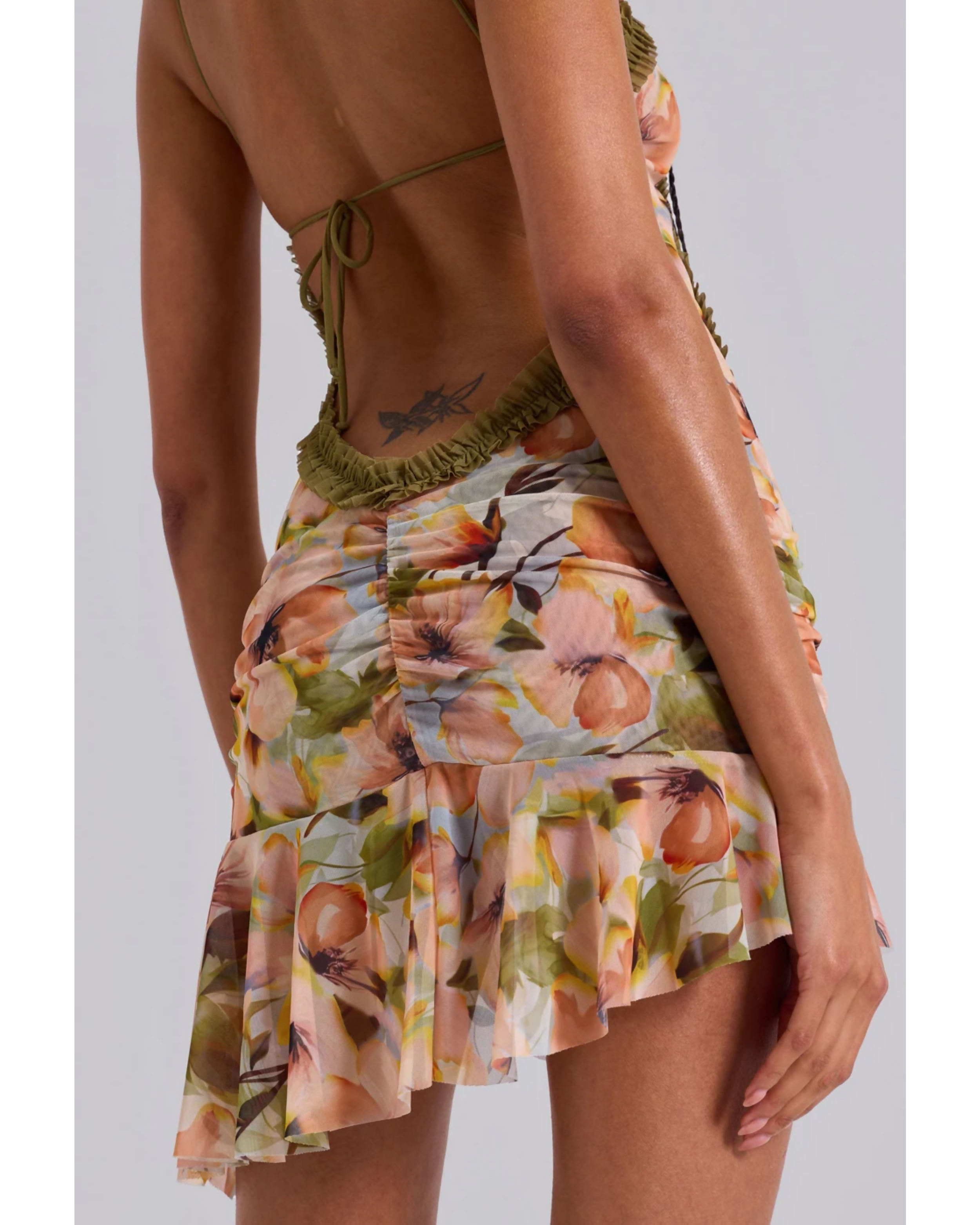 Sunrise Bloom Mini Dress - Endless - UAE Rental and Resale for Women's Fashion
