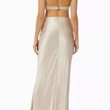 Kara Maxi Dress in Satin