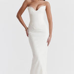Tamara Ivory Corset Dress - Endless - UAE Rental and Resale for Women's Fashion