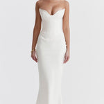 Tamara Ivory Corset Dress - Endless - UAE Rental and Resale for Women's Fashion