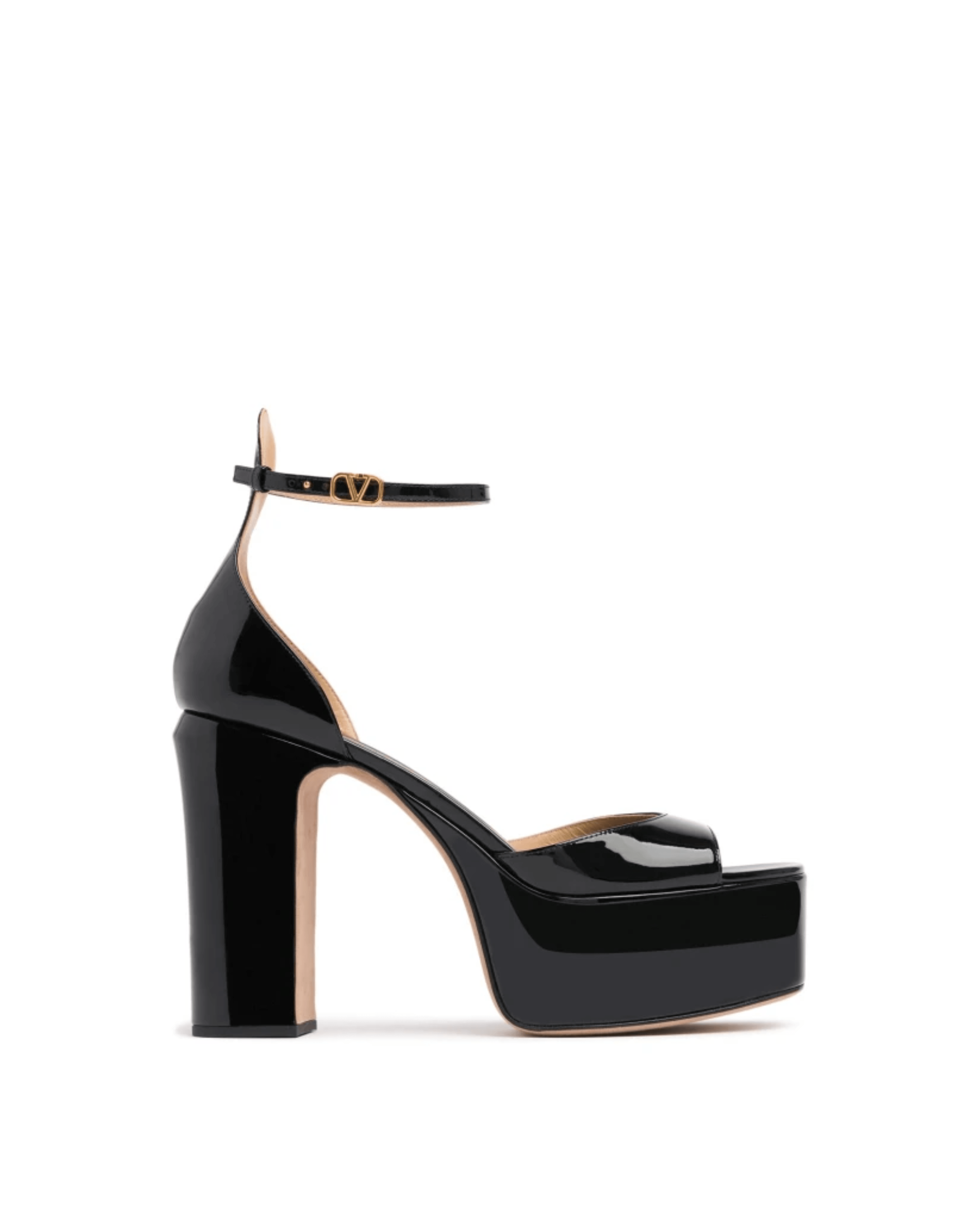 Tan-Go 155 Patent Leather Platform Sandals - Endless - UAE Rental and Resale for Women's Fashion