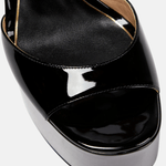 Tan-Go 155 Patent Leather Platform Sandals - Endless - UAE Rental and Resale for Women's Fashion